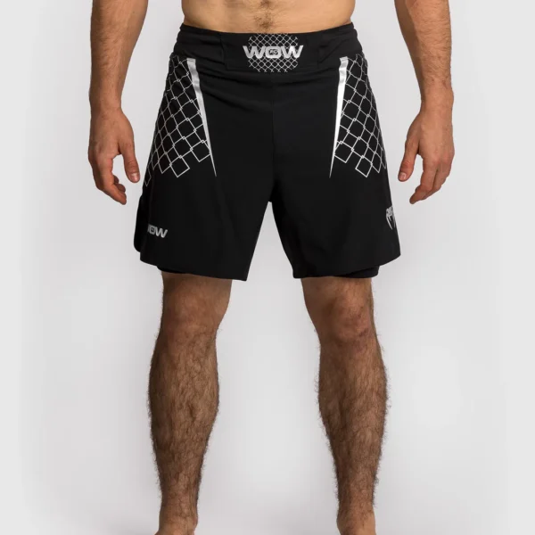 Short de Combat pour Hommes Venum x WOW FC - Noir/ Gris