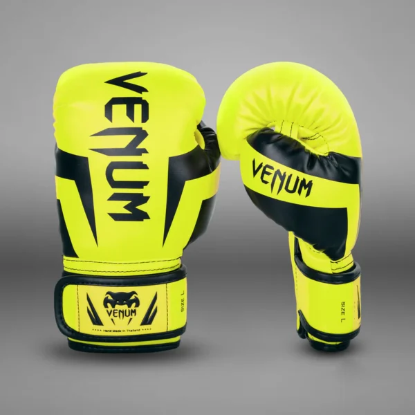 Gants de boxe enfant Elite Venum Jaune Fluo