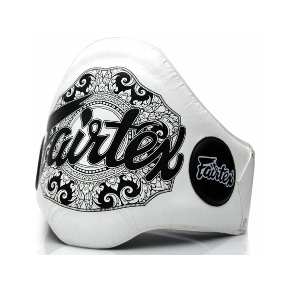 Ceinture de frappe FAIRTEX V2 Thaï - Blanc
