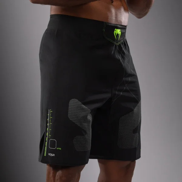 Short de combat Venum Training Camp 4.0 - Noir/Vert Fluo