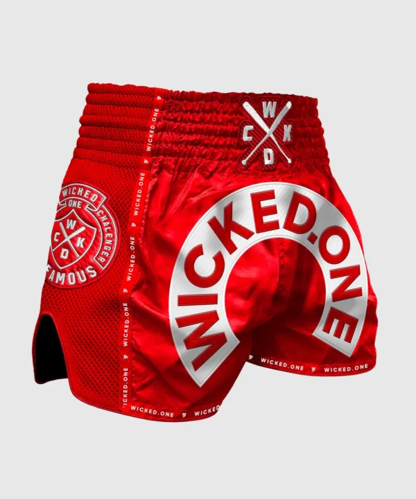 Short De Muay Thai Wicked One Herd - Rouge