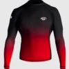 Rashguard À Manches Longues Wicked One Ghost - Noir/Rouge