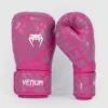 Gants de boxe Venum Contender 1.5 XT pour enfants - Blanc/Rose