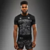Rashguard manches courtes Venum x Polaris - Noir/Gris