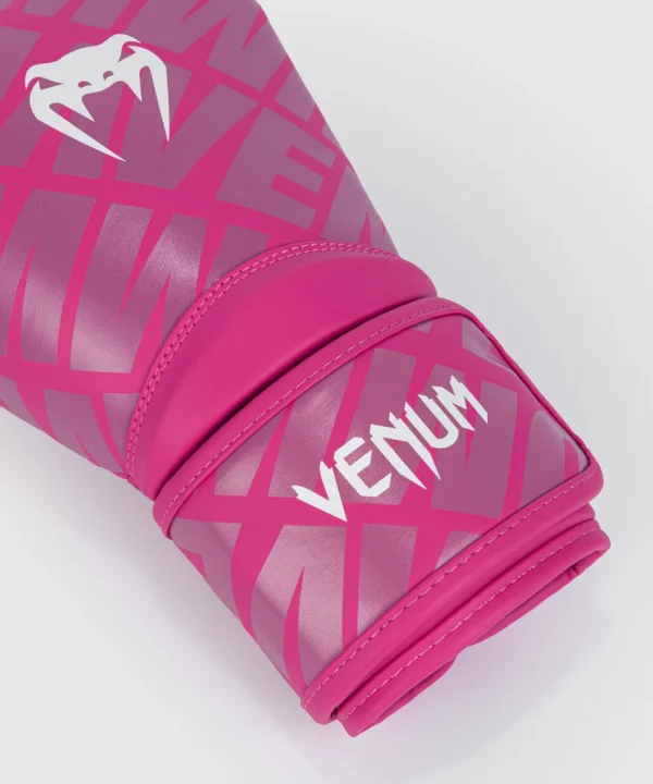 Gants de boxe Venum Contender 1.5 XT pour enfants - Blanc/Rose
