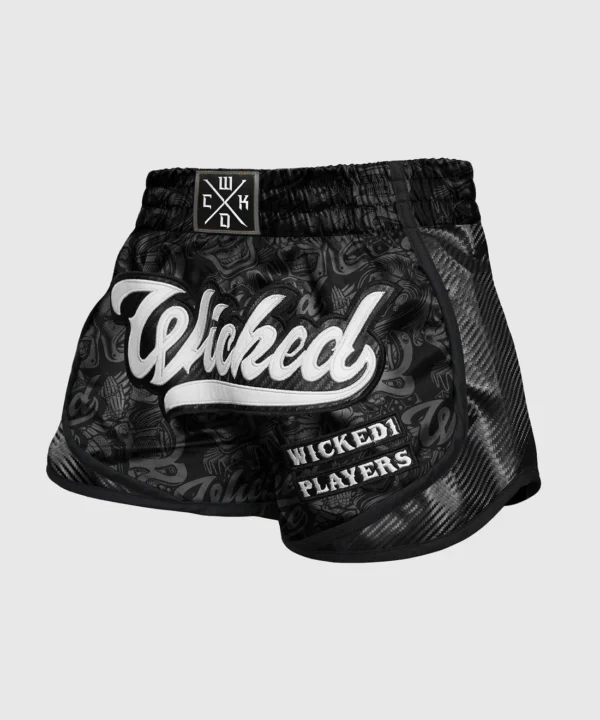 Short de Muay Thaï Wicked One Squad Player – Noir