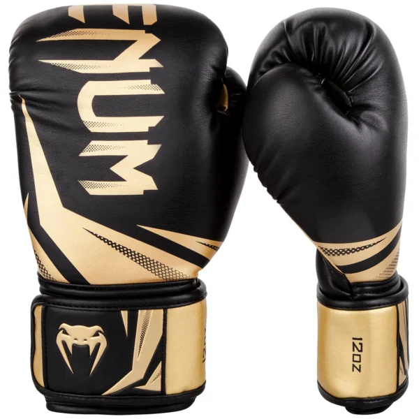 Gants de boxe Noir/Or Venum Challenger 3.0