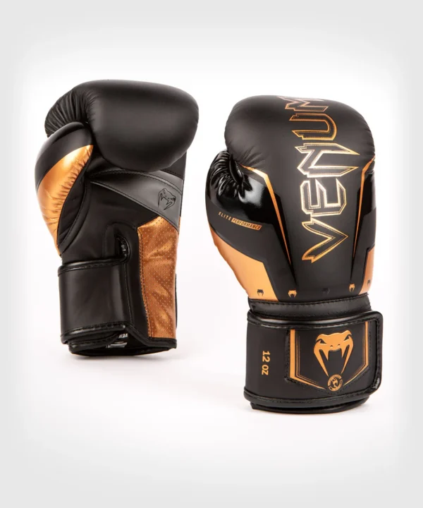 Gants de Boxe Venum Elite Evo - Noir/Bronze