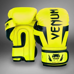Gants de boxe enfant Elite Venum Jaune Fluo