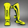 Protège-Tibias Enfant Venum Elite Jaune Fluo