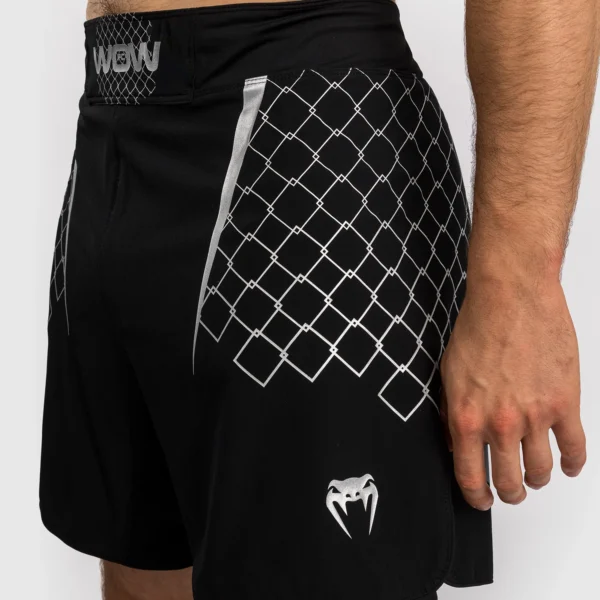 Short de Combat pour Hommes Venum x WOW FC - Noir/ Gris