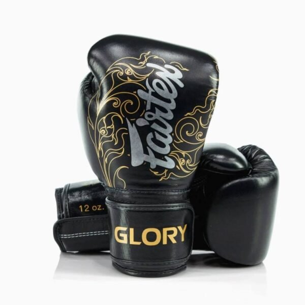 Gants de Boxe d'entrainement FAIRTEX X GLORY Black/Gold