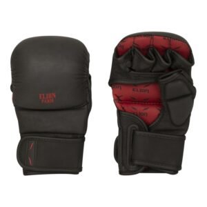 Gants MMA ELION Sparring - Mat-Black CUIR