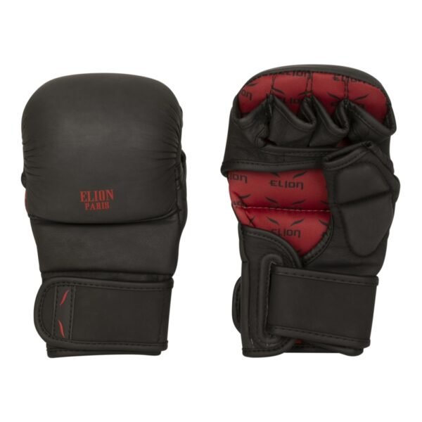 Gants MMA ELION Sparring - Mat-Black CUIR