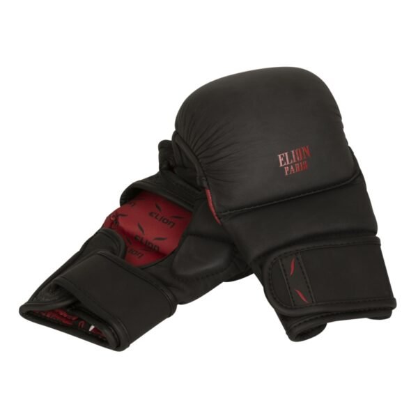 Gants MMA ELION Sparring - Mat-Black CUIR