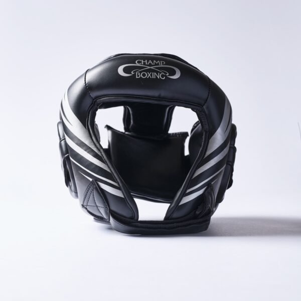 Casque CHAMPBOXING Face Ouverte - Noir