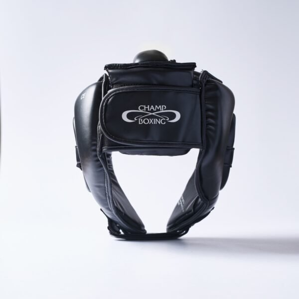 Casque CHAMPBOXING Face Ouverte - Noir