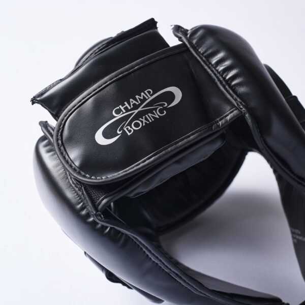 Casque CHAMPBOXING Face Ouverte - Noir