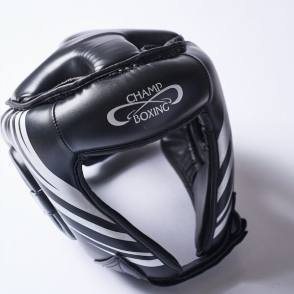 Casque CHAMPBOXING Face Ouverte - Noir