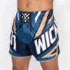 Short de Muay Thaï Wicked One Havoc – Navy/Blanc