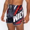 Short de Muay Thaï Wicked One District – Gris/Rouge