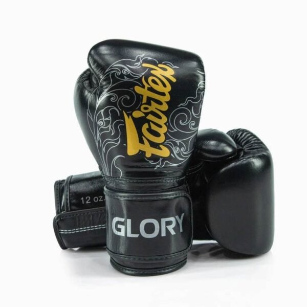 Gants de Boxe d'entrainement FAIRTEX X GLORY Black/Silver