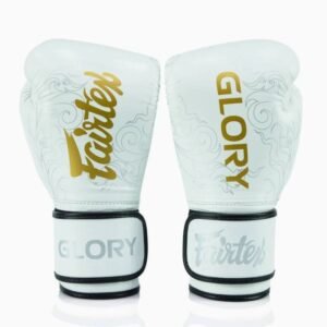 Gants de Boxe d'entrainement FAIRTEX X GLORY White/Silver