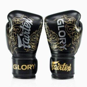 Gants de Boxe d'entrainement FAIRTEX X GLORY Black/Gold
