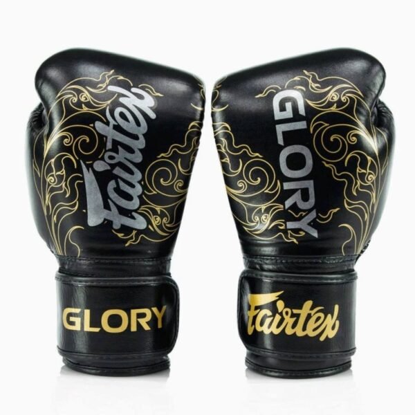 Gants de Boxe d'entrainement FAIRTEX X GLORY Black/Gold