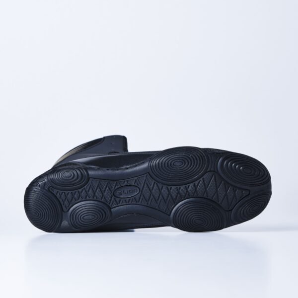 Chaussures de Boxe ELION Rapide Noir/Or Réflechissant réflective