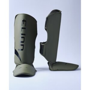 Protège tibias ELION EXTRAVAGANT Kaki/Noir