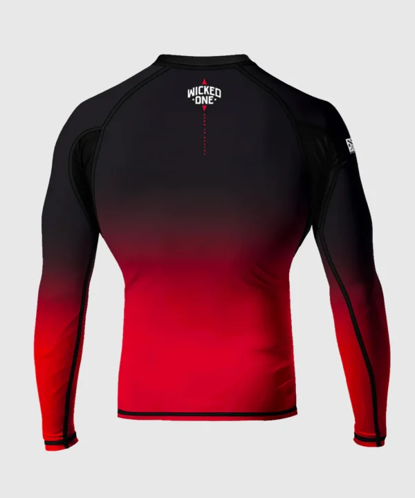 Rashguard À Manches Longues Wicked One Ghost - Noir/Rouge