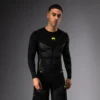 Rashguard Manches Longues Venum Training Camp 4.0 - Noir/Vert fluo