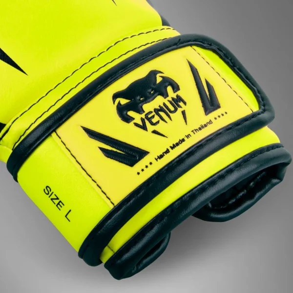Gants de boxe enfant Elite Venum Jaune Fluo