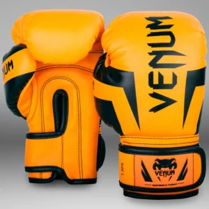 Gants de boxe enfant Elite Venum Orange Fluo