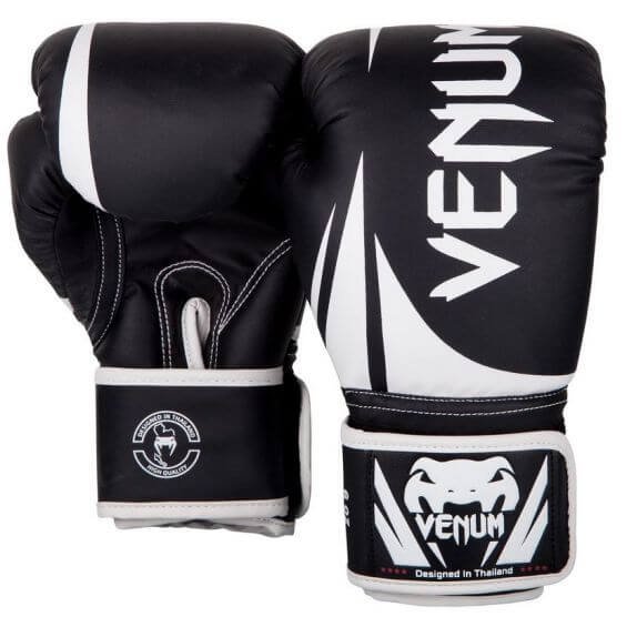 Gants de boxe enfant Challenger 2.0 Venum noir blanc