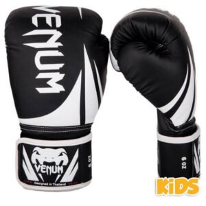 Gants de boxe enfant Challenger 2.0 Venum noir blanc