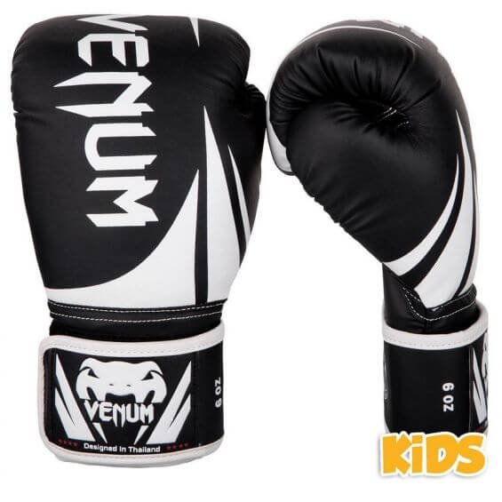 Gants de boxe enfant Challenger 2.0 Venum noir blanc