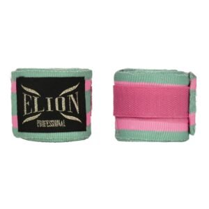 Bandes de boxe ELION 4.5m Turquoise-Rose
