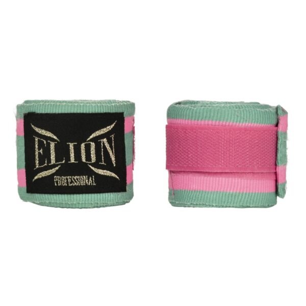 Bandes de boxe ELION 4.5m Turquoise-Rose