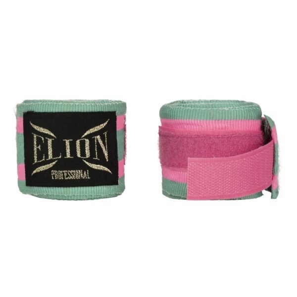 Bandes de boxe ELION 4.5m Turquoise-Rose
